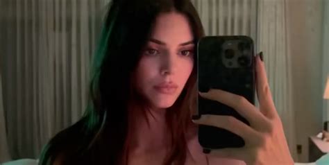 Kendall Jenner Shares Steamy Topless Video and Poses in Lingerie.